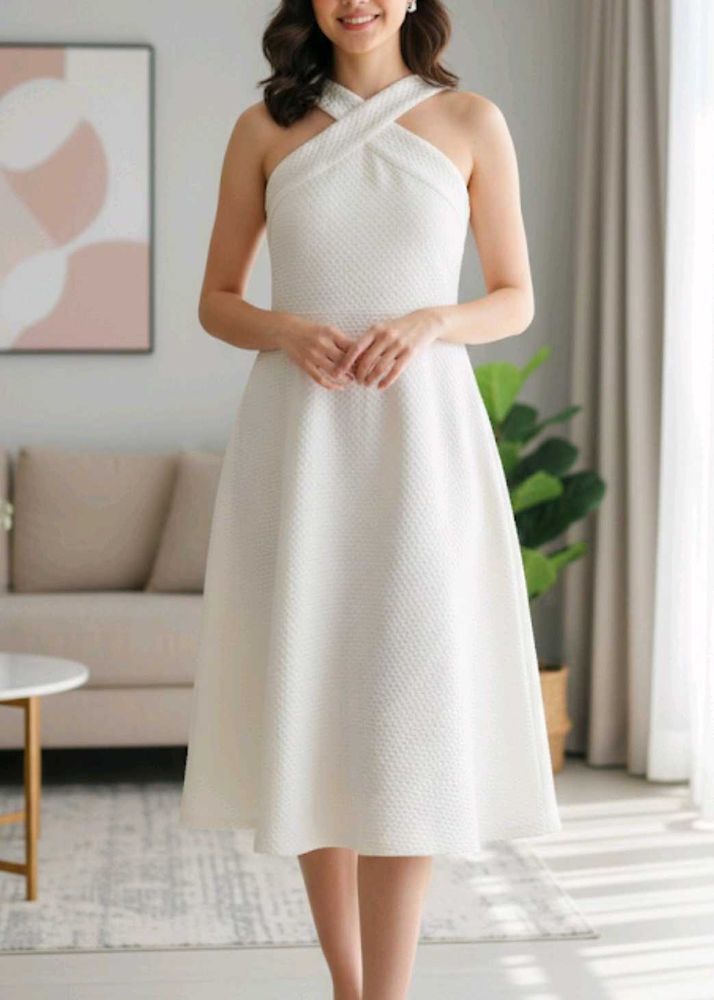 Chemistry Brand Elegant White Dress