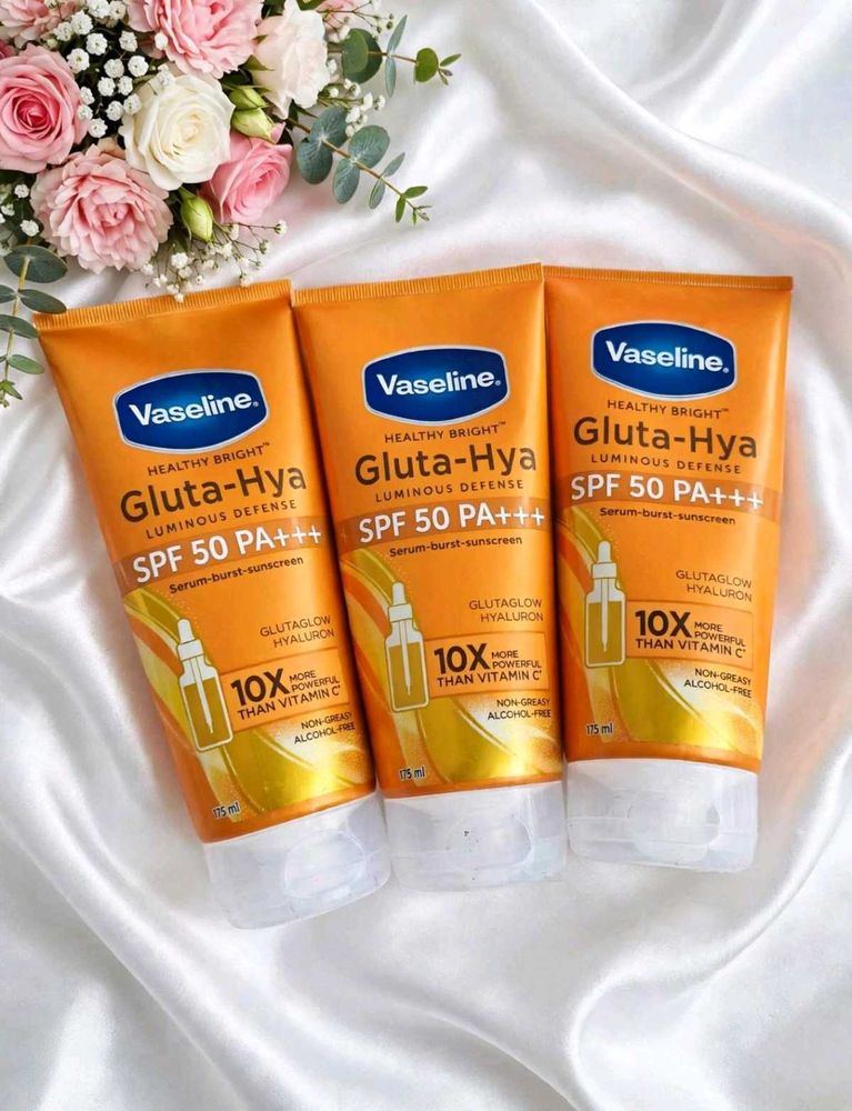 Pack of 4 Vaseline Gluta-Hya Sunscreen SPF 50