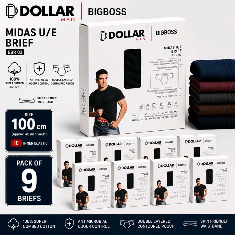 Dollar Man Bigboss Briefs Pack of 9