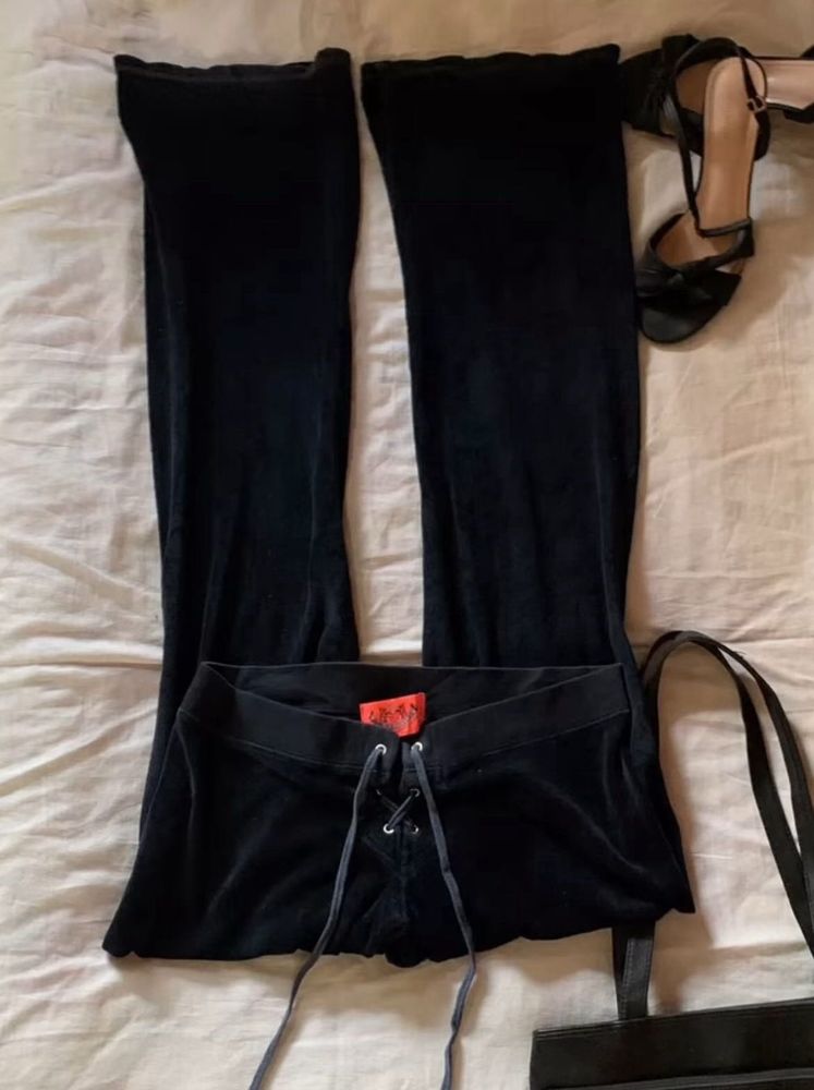 100% authentic juicy couture flare tracks