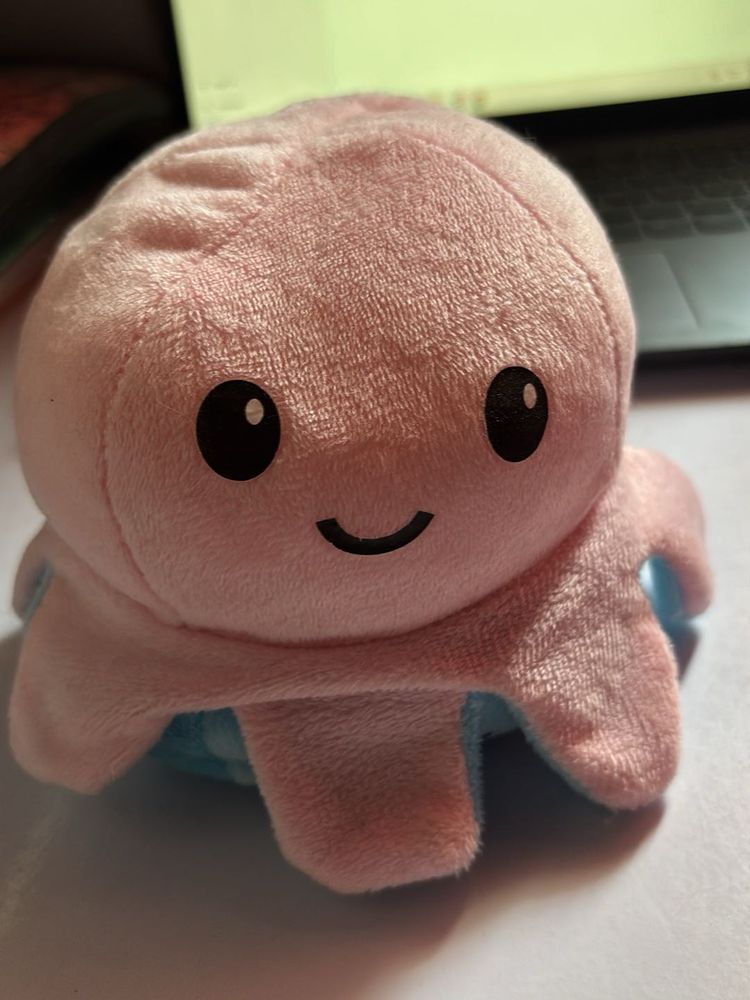 Reversible Octopus Plush Toy