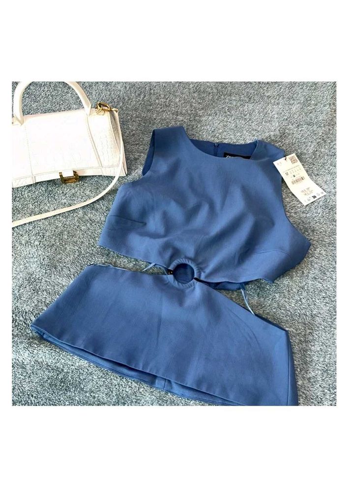 💙 Trendy Blue Cut-Out Top ✨