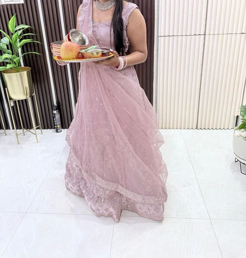 Elegant Pink Lehenga Choli
