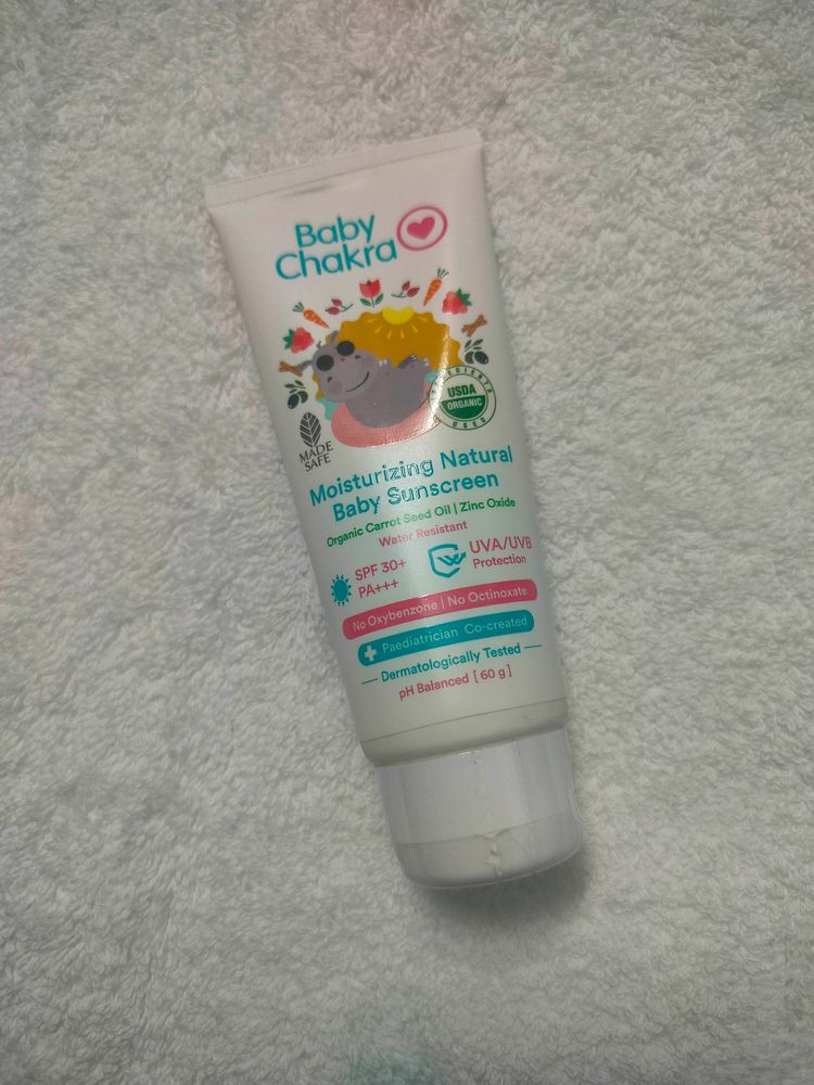 🆓🚚 BabyChakra Moisturizing Baby Sunscreen 60g