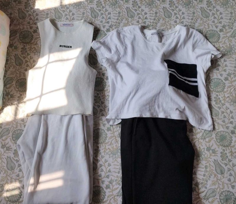 T-Shirt &amp; Tank Top with lowers Bundle (2 sets)
