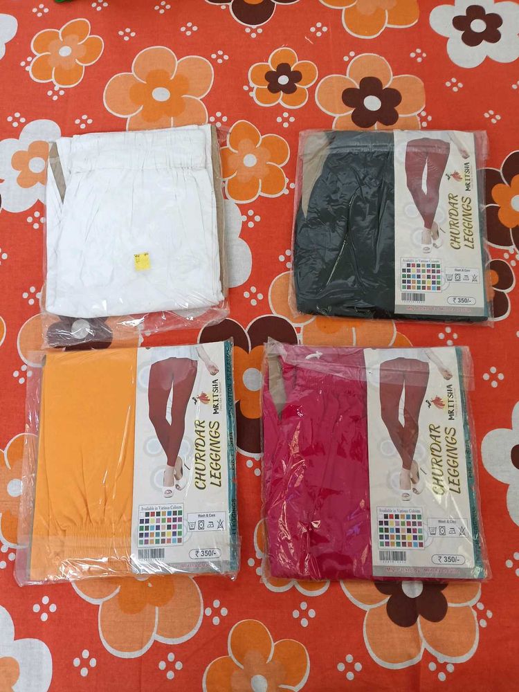 Churidar Leggings - Pack of 4