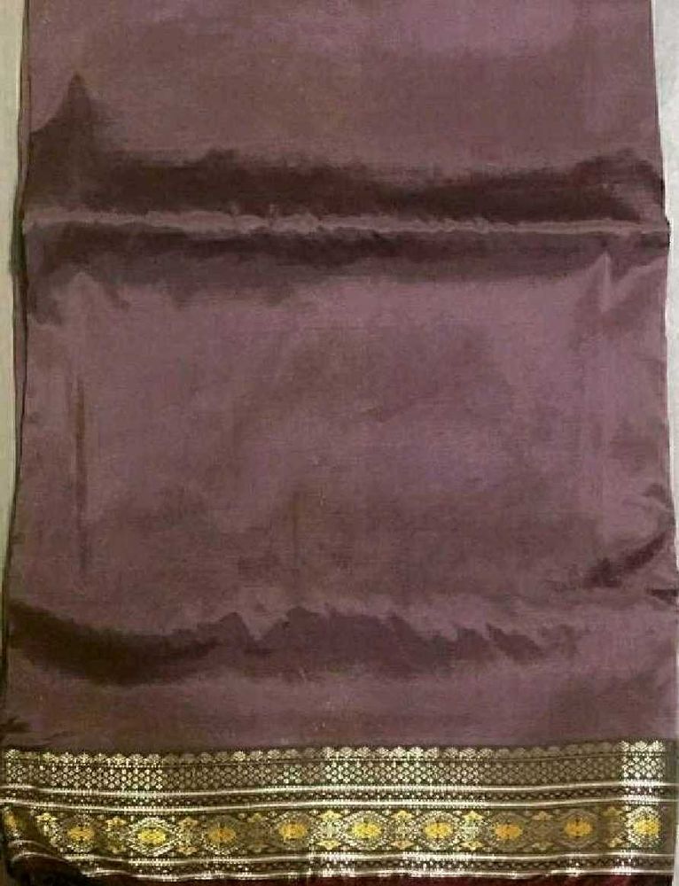 onion pink pure silk saree