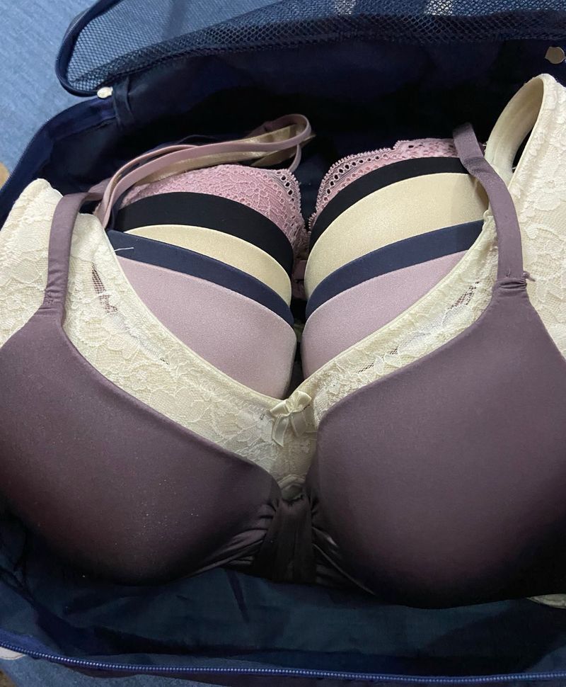 7 wunderlove by westside elegant lace bras combo