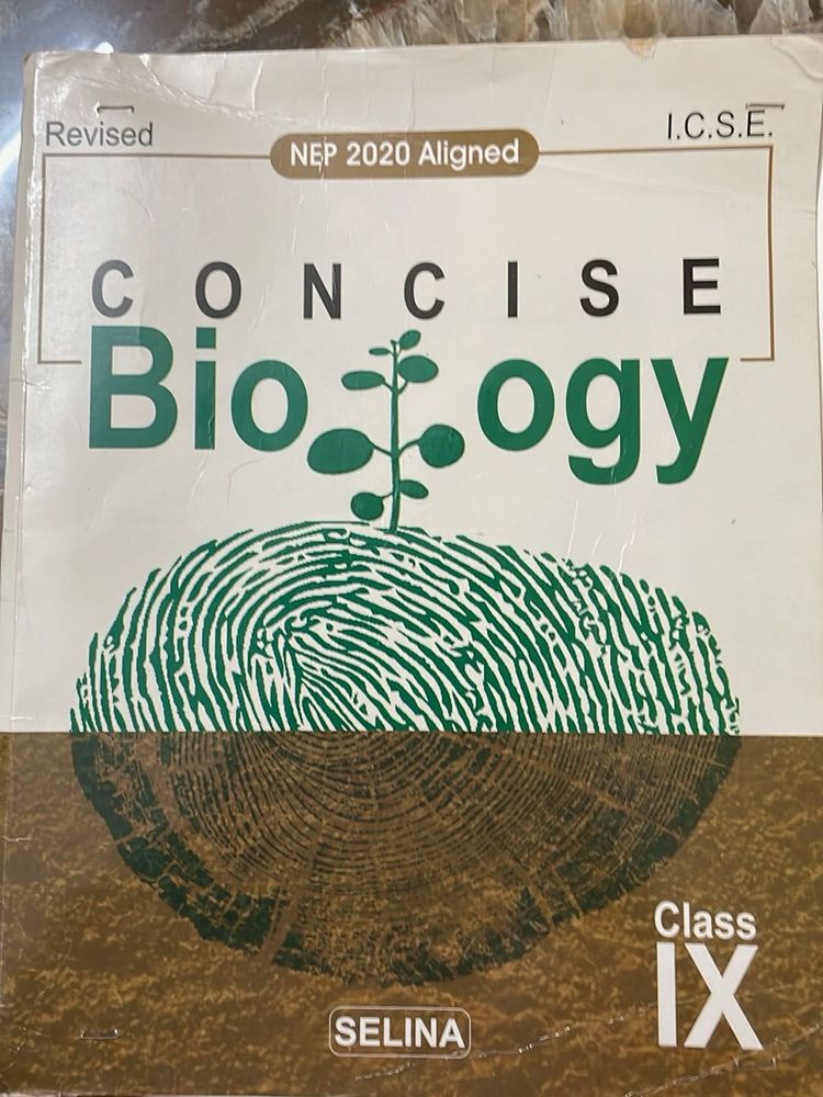 Concise Biology ICSE Class 9 Book