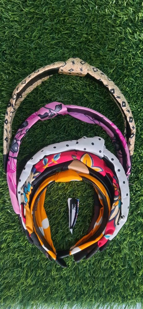 💥Trendy &amp; stylish Multicolored hair bands random color attractive designs For Girls/womens/girls kids pack of 6