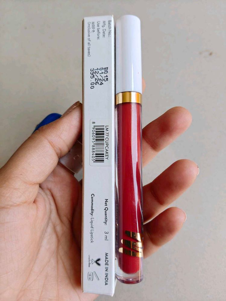 Myglamm Red Liquid Lipstick
