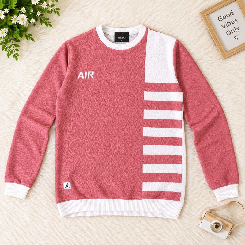 Stylish Pink "AIR" Jordan Sweatshirt