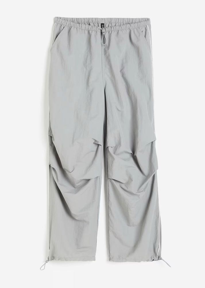 Gray Cargo Style Lounge Pants