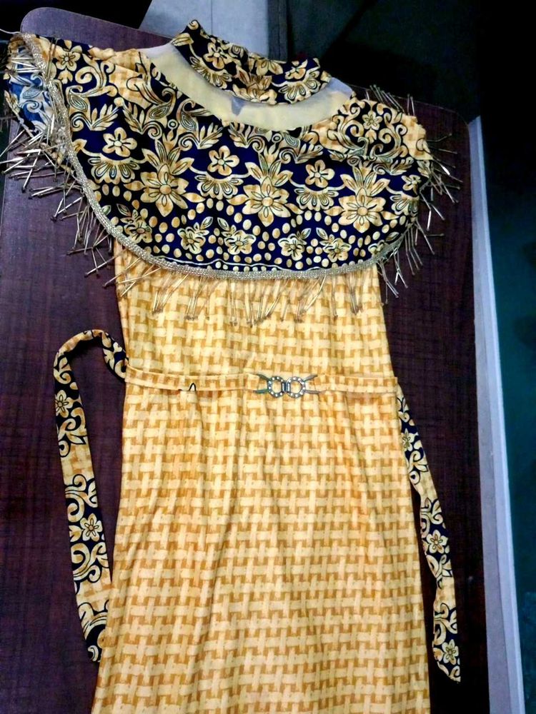 Stylish Ethnic Gown with Embellishments