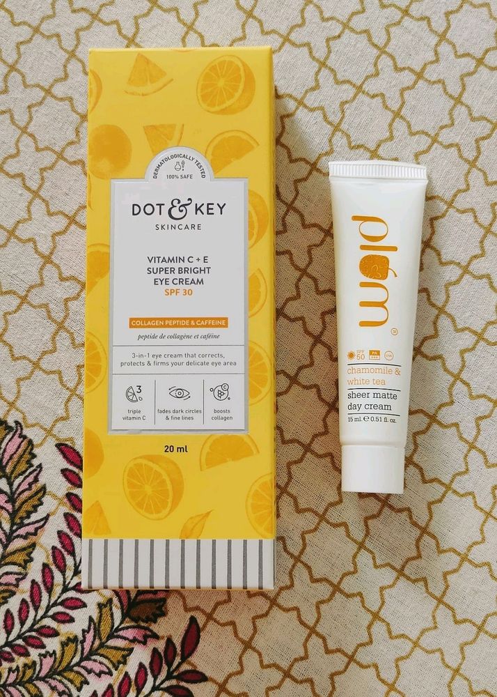 Under Eye Cream And Sunscreen