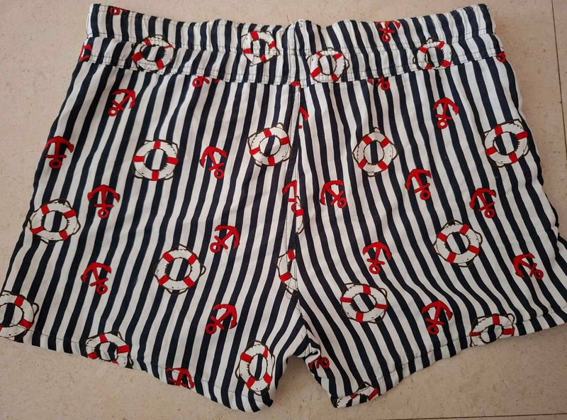 Nautical Striped Shorts