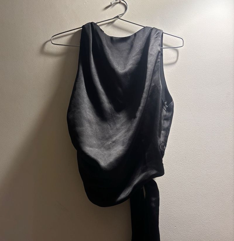 ZARA Black Halter Top (backless)