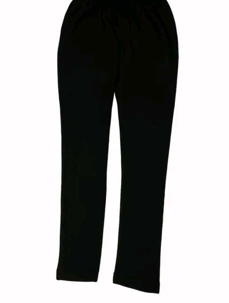 Comfortable Black Wollen Plazo