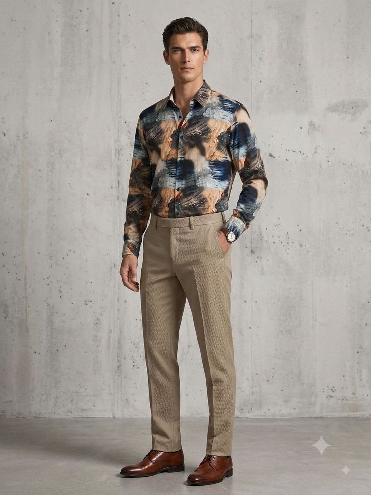 COMBO Vogue BerryShirt &amp;Trouser34 waist+ Free Gift