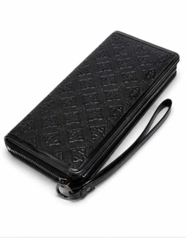 Stylish Black Embossed Wallet