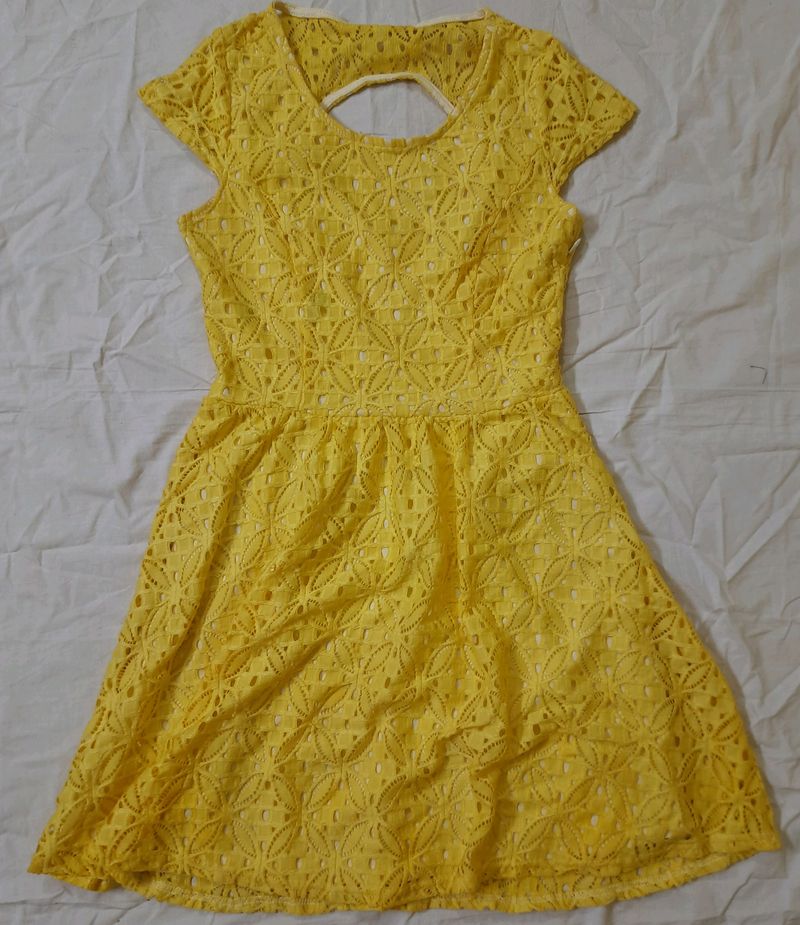 Women Back Cutout Dress