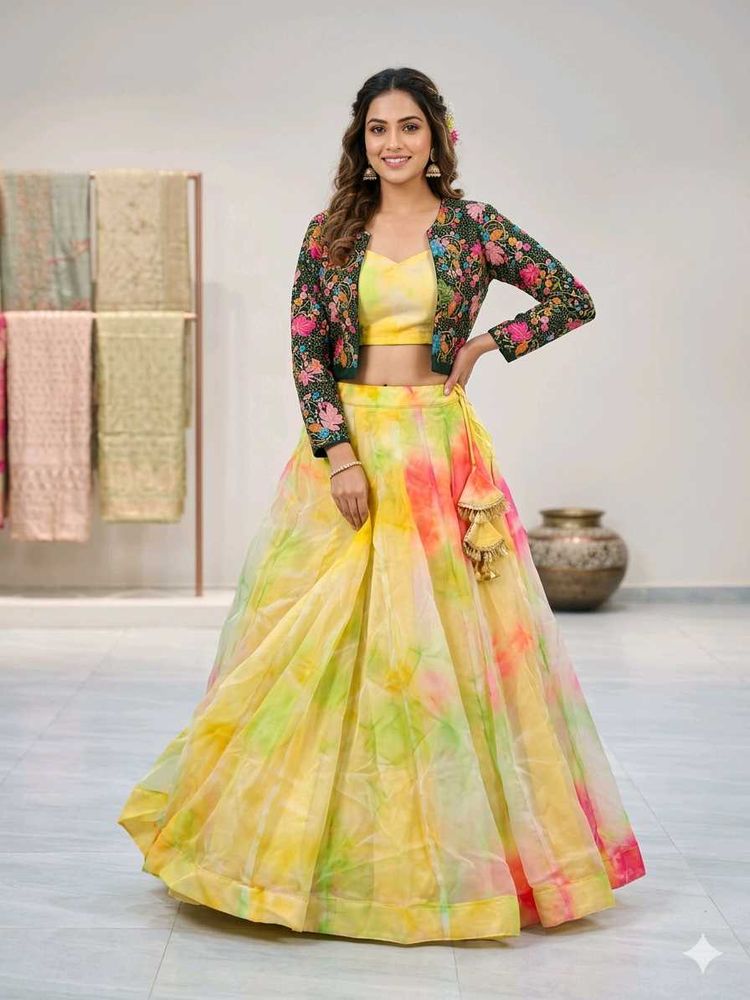 haldi ceremony dress three peice
