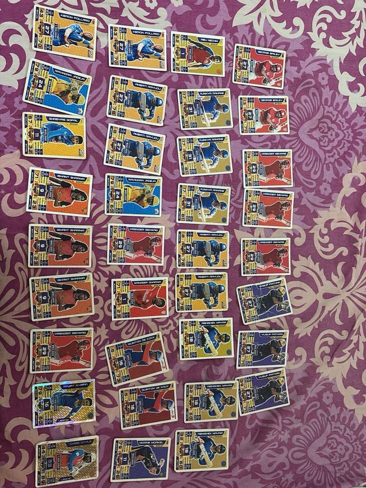 Collection of 2015 cricket Player Cards
