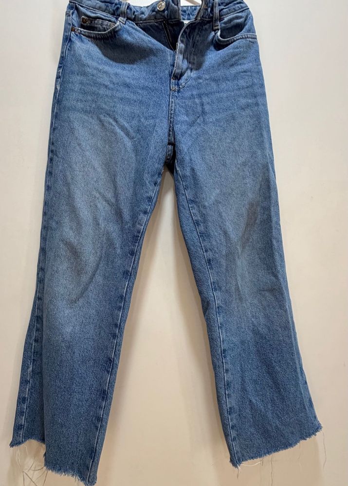 Zara High Rise Denim Jeans