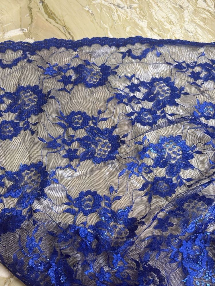Blue Lace fabric