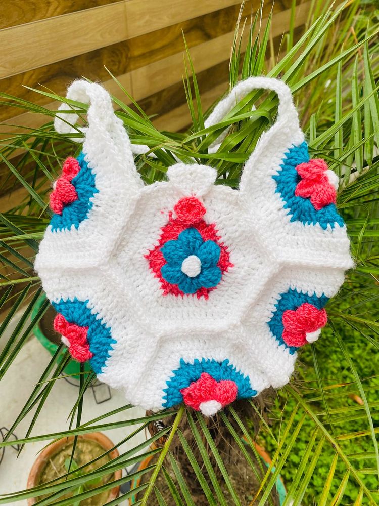 Handmade Crochet Tote Bag