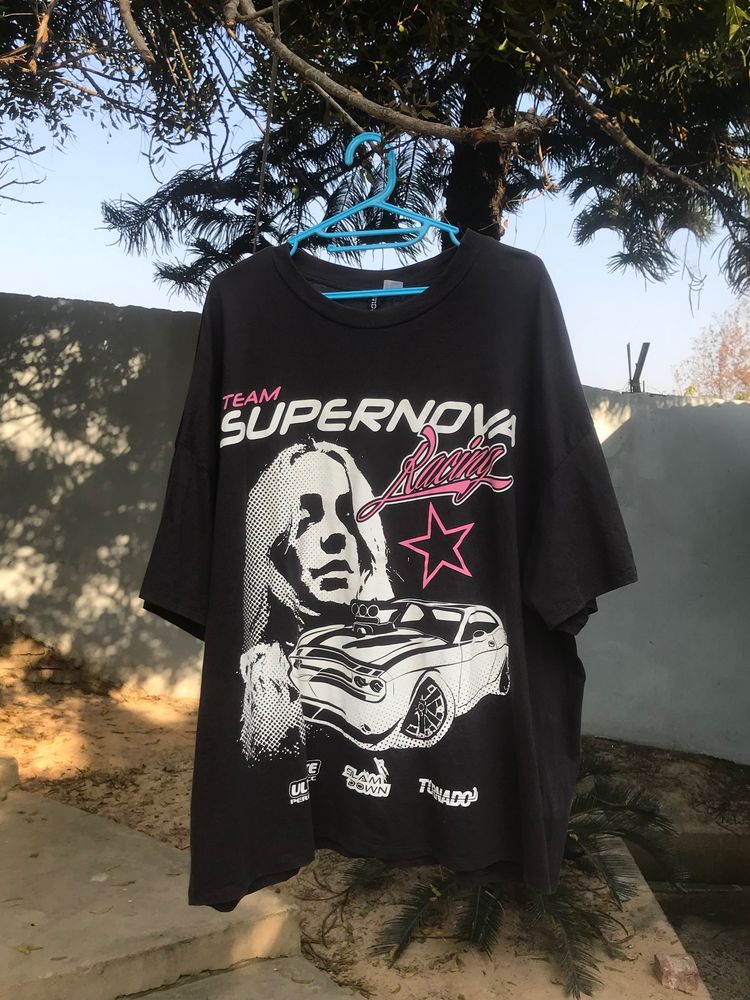 h&amp;m oversized tshirt