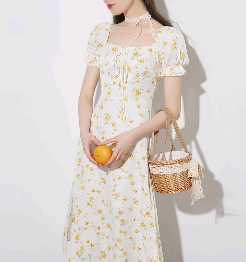 Floral Print Midi Sundress