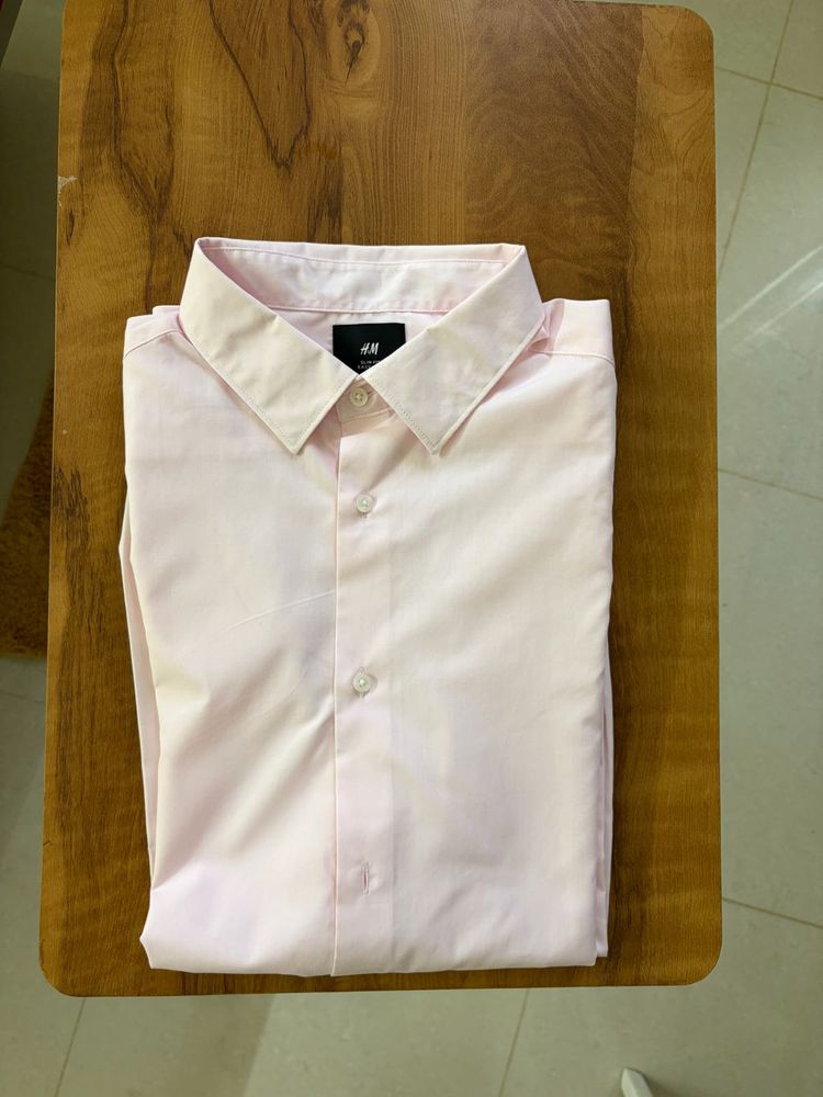 Men's Pink H&amp;M Shirt