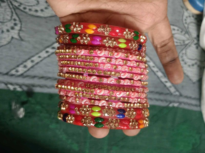 Set of Colorful Indian Bangles