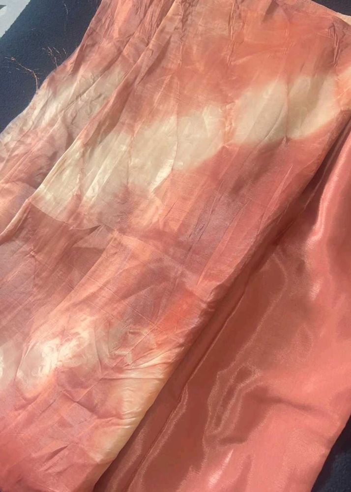 Peach Tie-Dye fabric