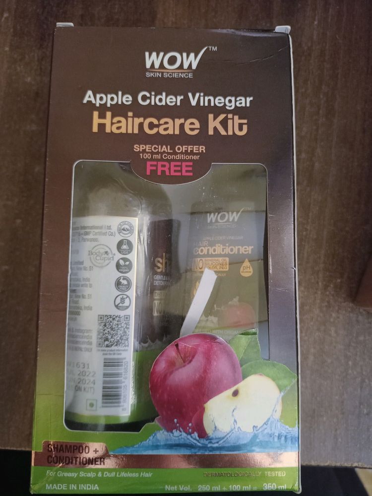 Wow Apple Cider Vinegar Shampoo With Conditioner