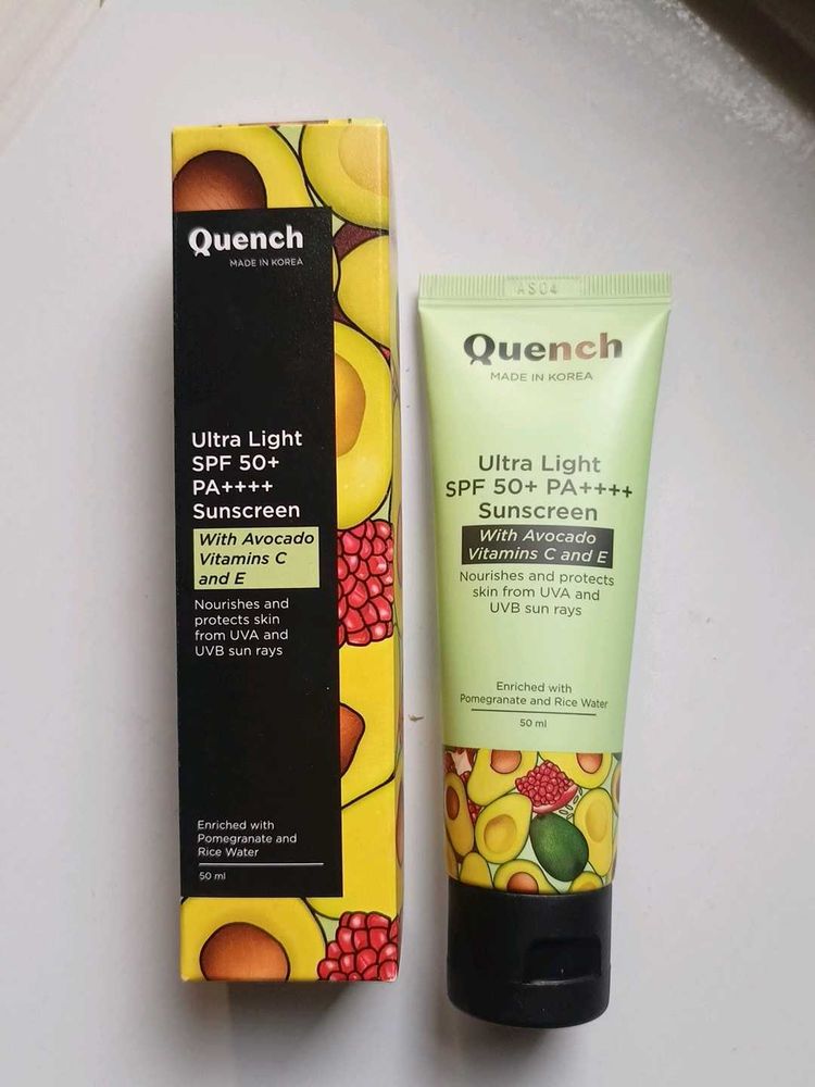 Quench Ultra Light Sunscreen SPF 50 PA++++ (50 ml)