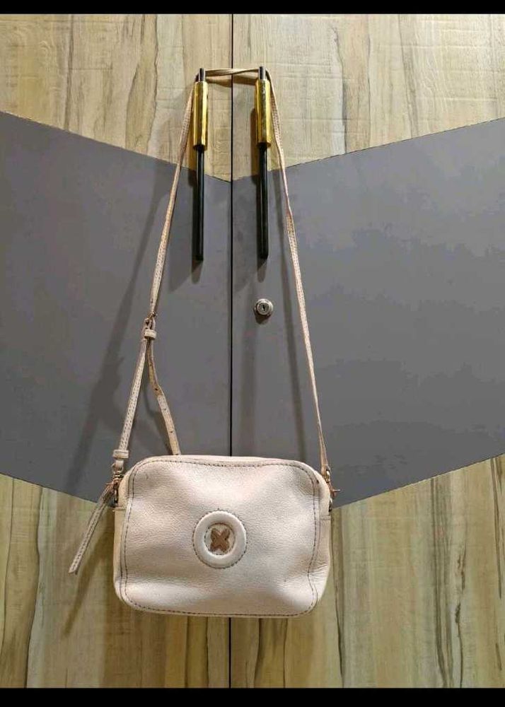 Stylish White Crossbody Bag