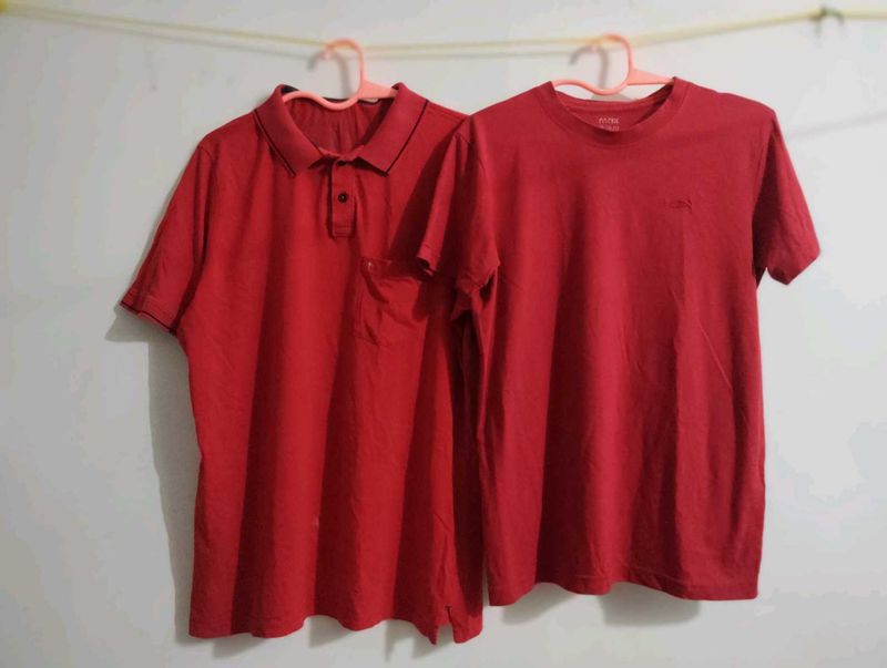 MAX red T-Shirt &amp; Polo Shir
