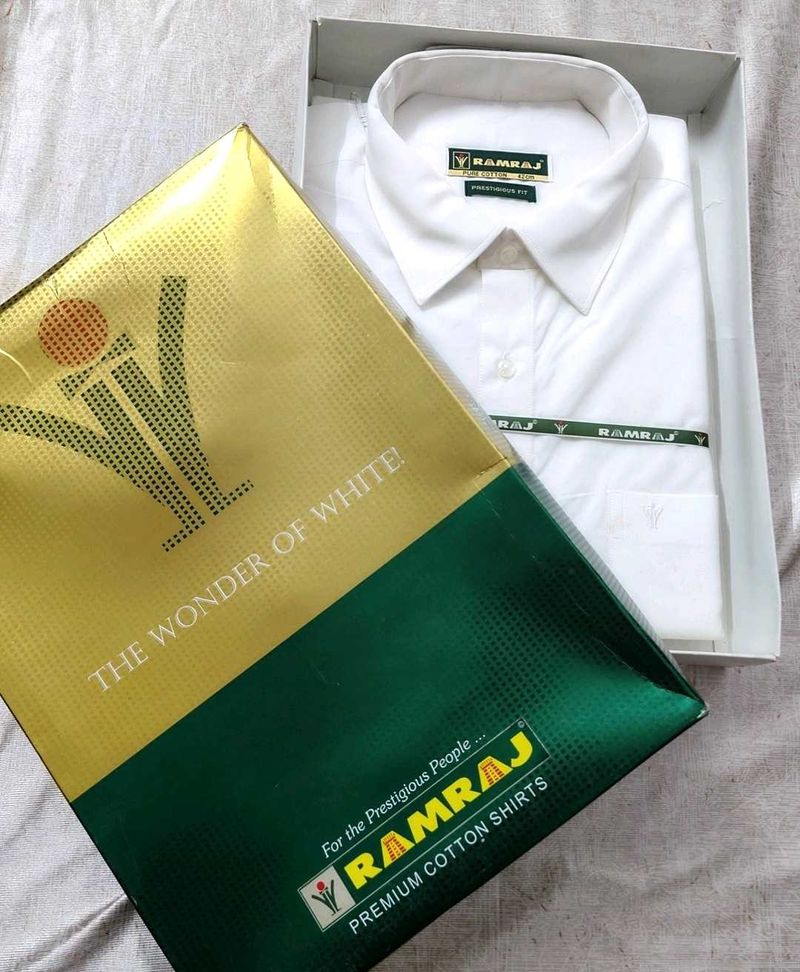 RAMRAJ Prestigious Fit Pure Cotton