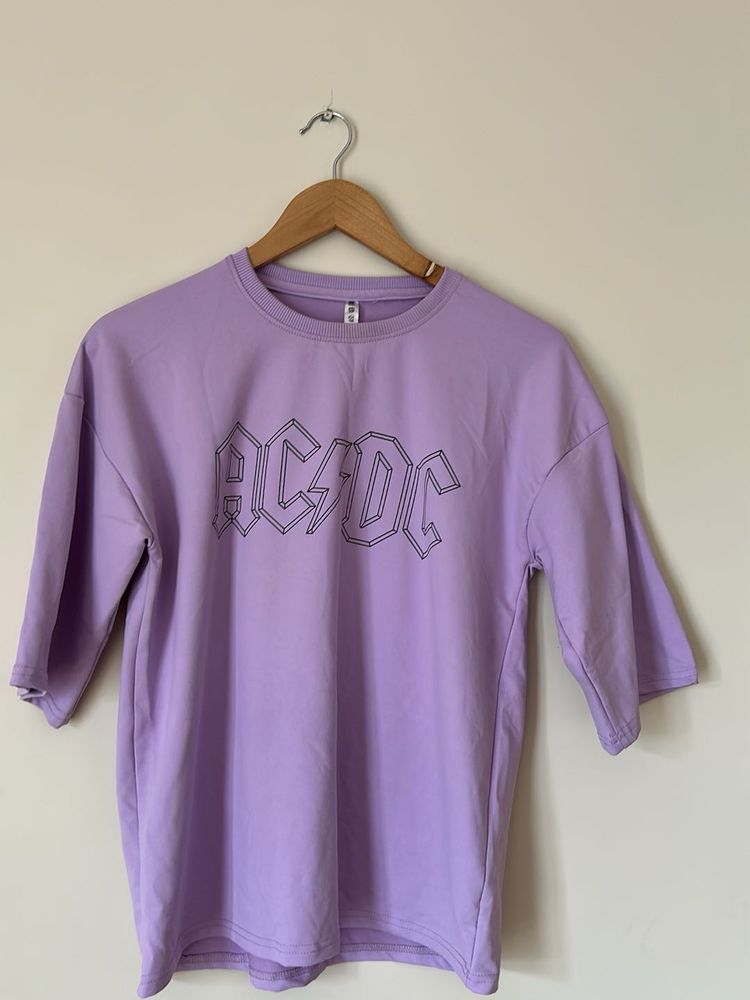 ACDC Lavender Graphic Tee