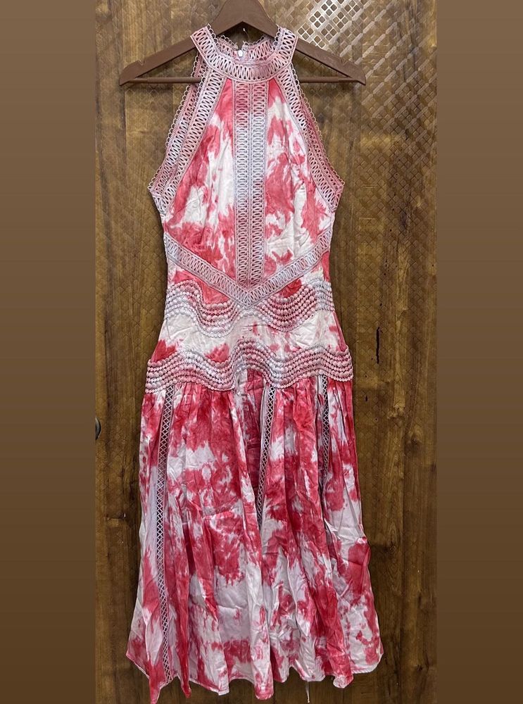 Boho Tie-Dye Halter Neck Dress(Brand new )