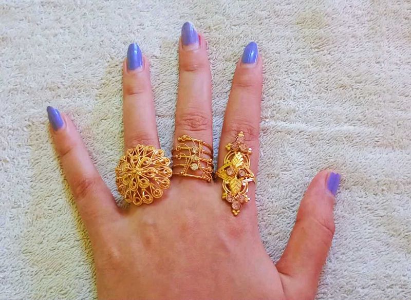 Gold-toned Rings