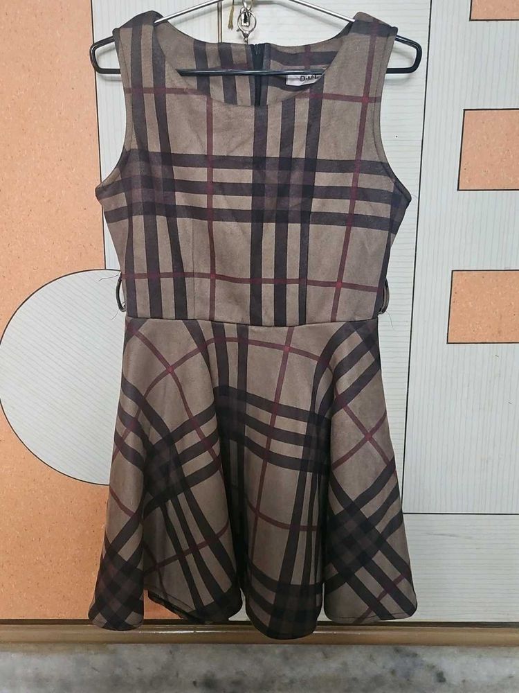 Plaid Fit &amp; Flare Dress