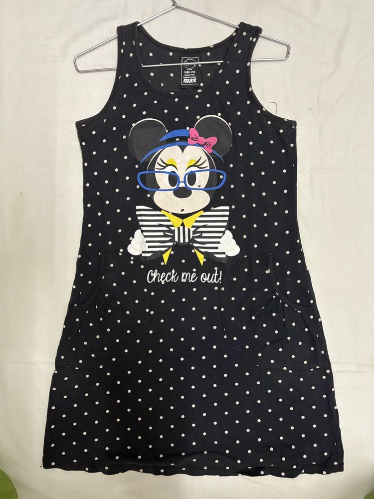 Cute Minnie Mouse Polka Dot Dress