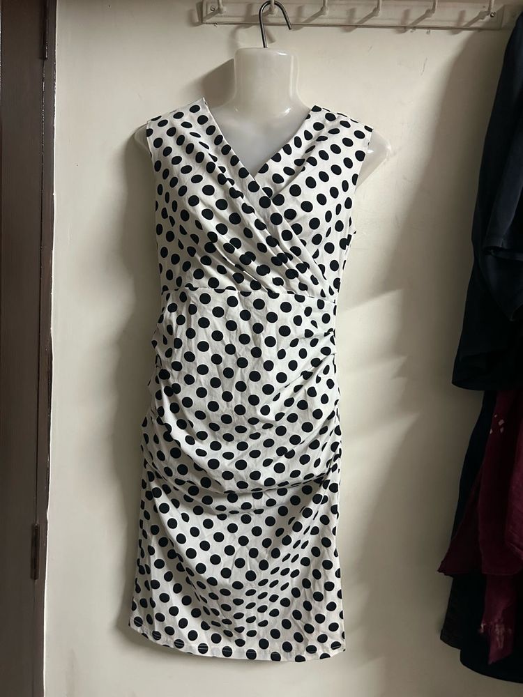 Polka Dot Wrap Dress