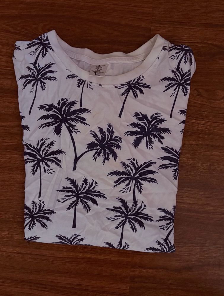 Palm Tree Print T-Shirt