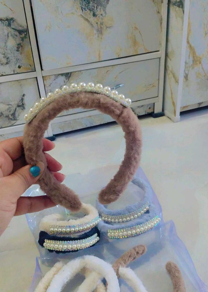 Pearl Embellished Headband any 1