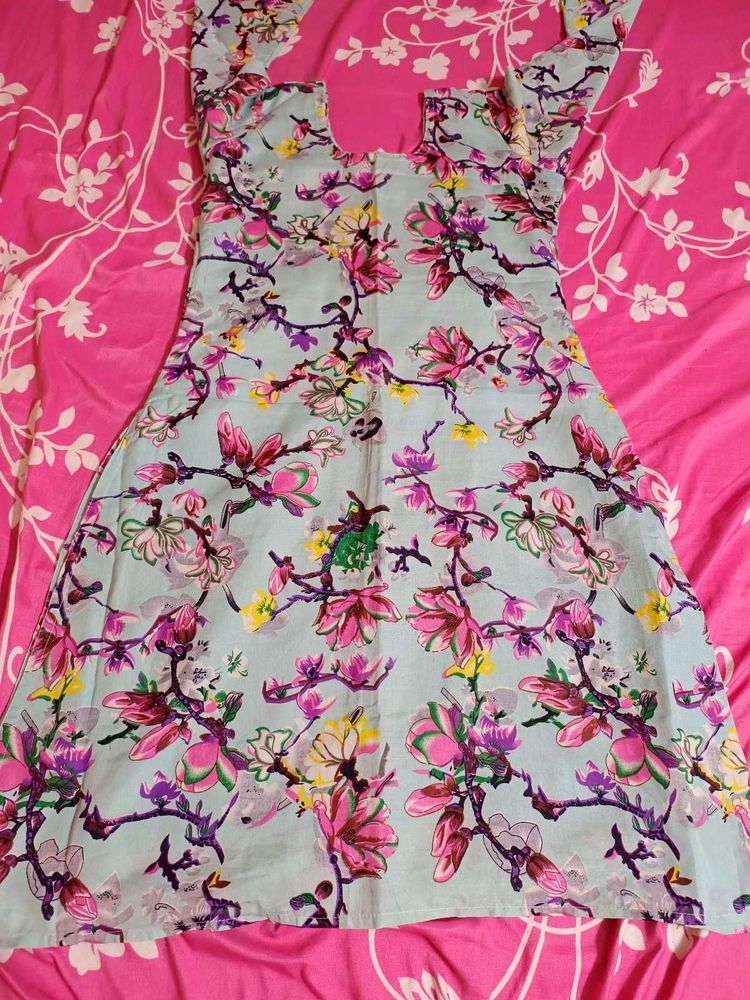 40 Or L Size Newly Stitched Cotton Kurti