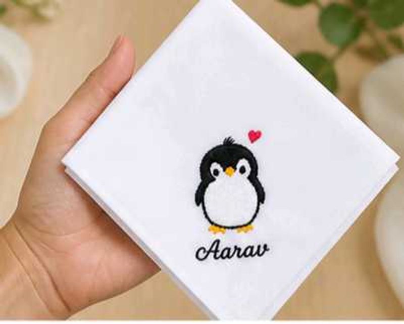 Cute Penguin Handkerchief